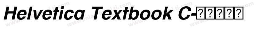 Helvetica Textbook C字体转换